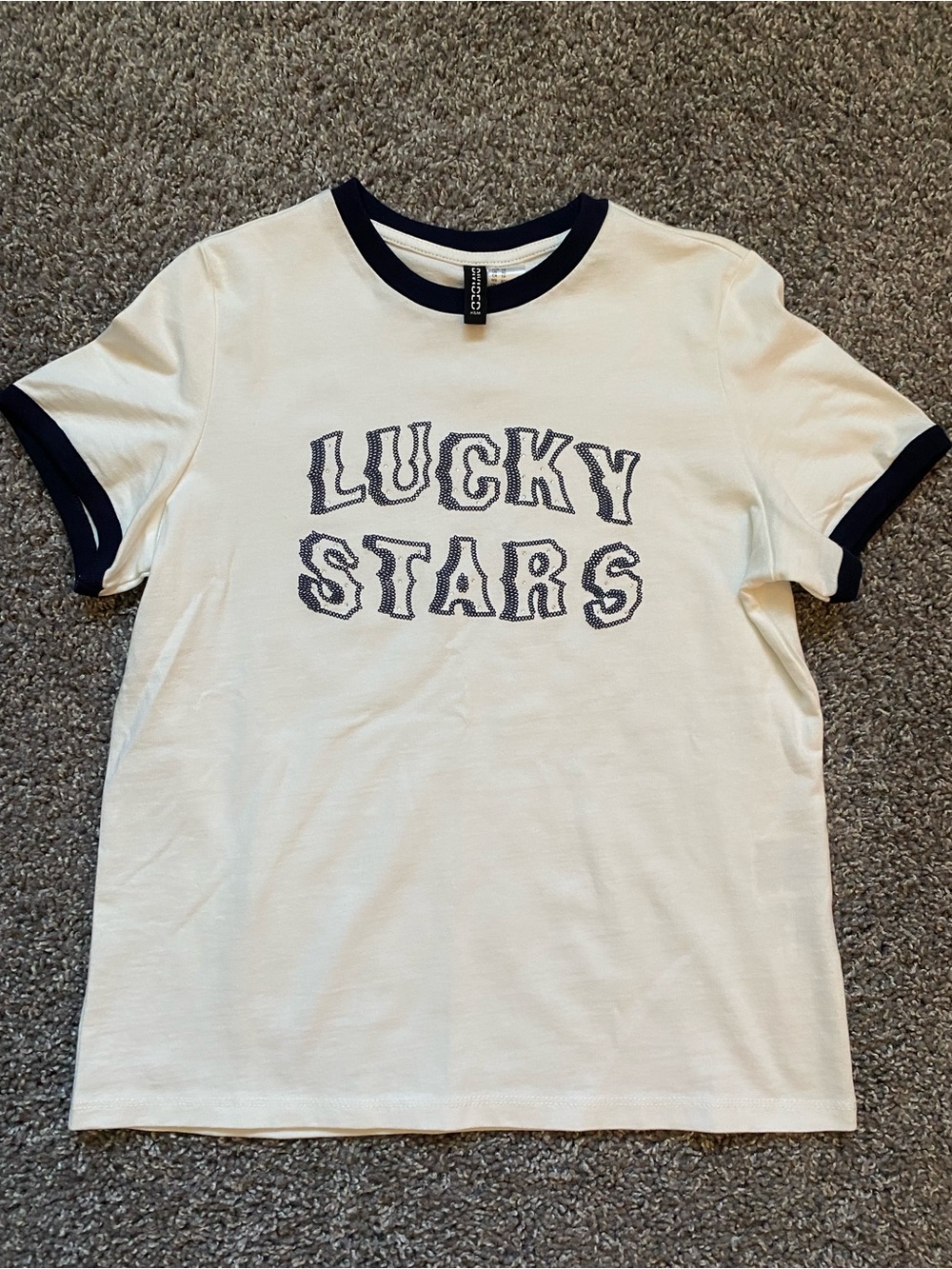 H&M Ringer Tee with Navy Trim